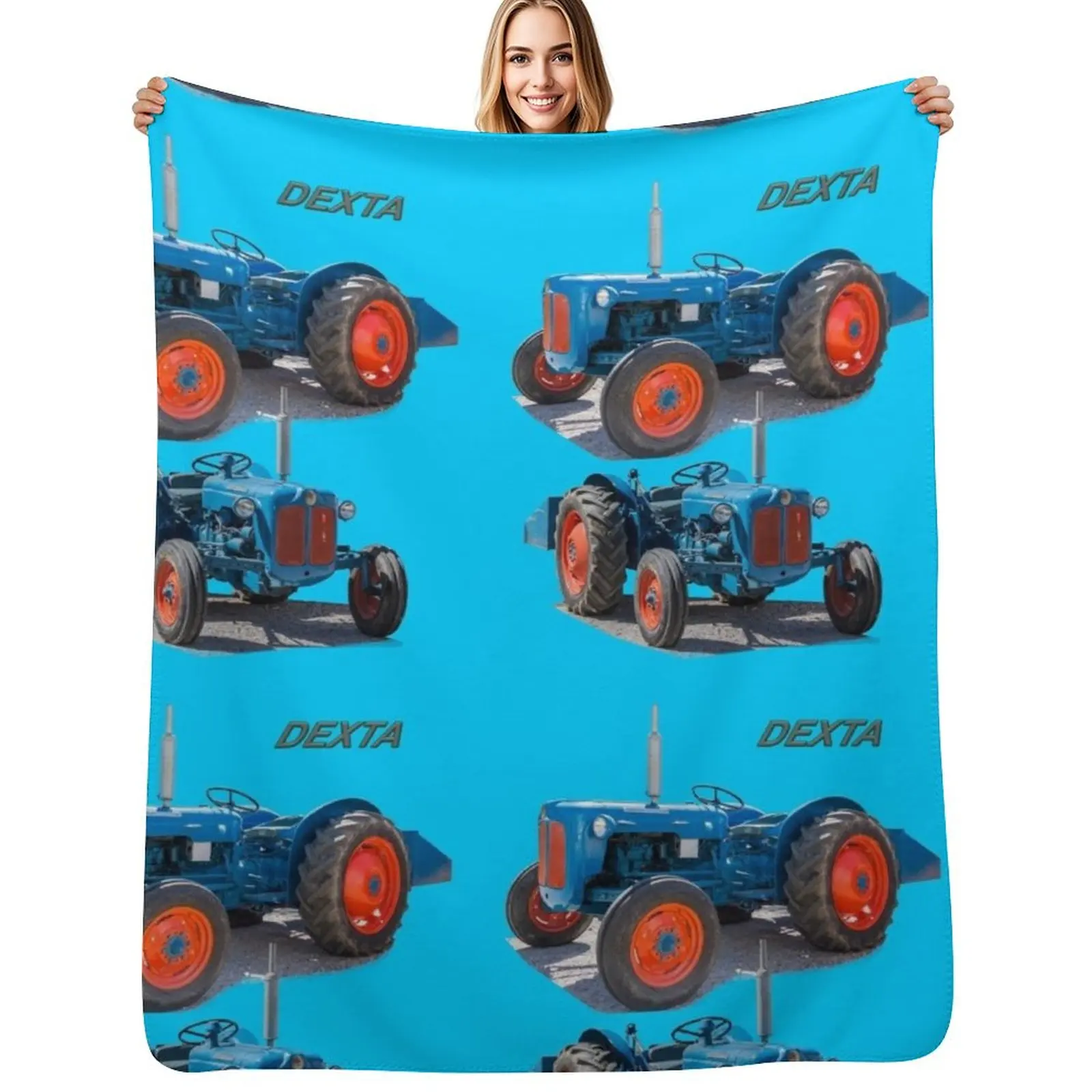 

Fordson Dexta, Throw Blanket Wrinkle Resistant Lightweight Blanket