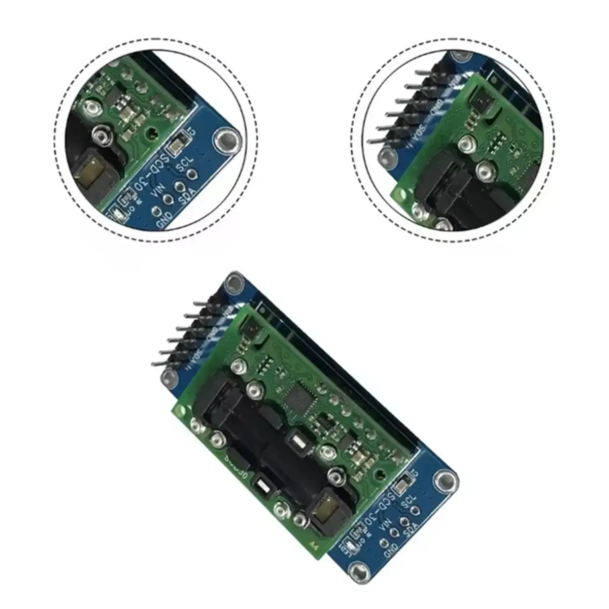 Air Quality Sensor SCD30 Carbon Dioxide Sensor Module for Indoor Air Monitoring, Temperature and Humidity Detection