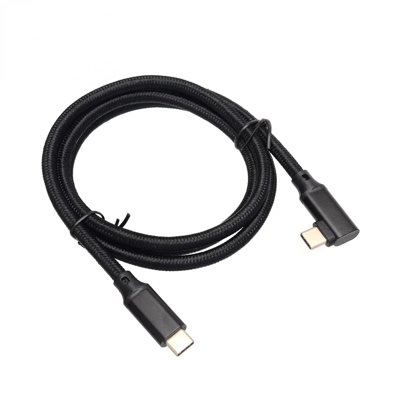 5m VR Link Cable USB3.2 Type C to Type-C Charging Data Extension Cord 90 Degree Elbow USB C For iPhone 15 Pro Max Samsung Xiaomi