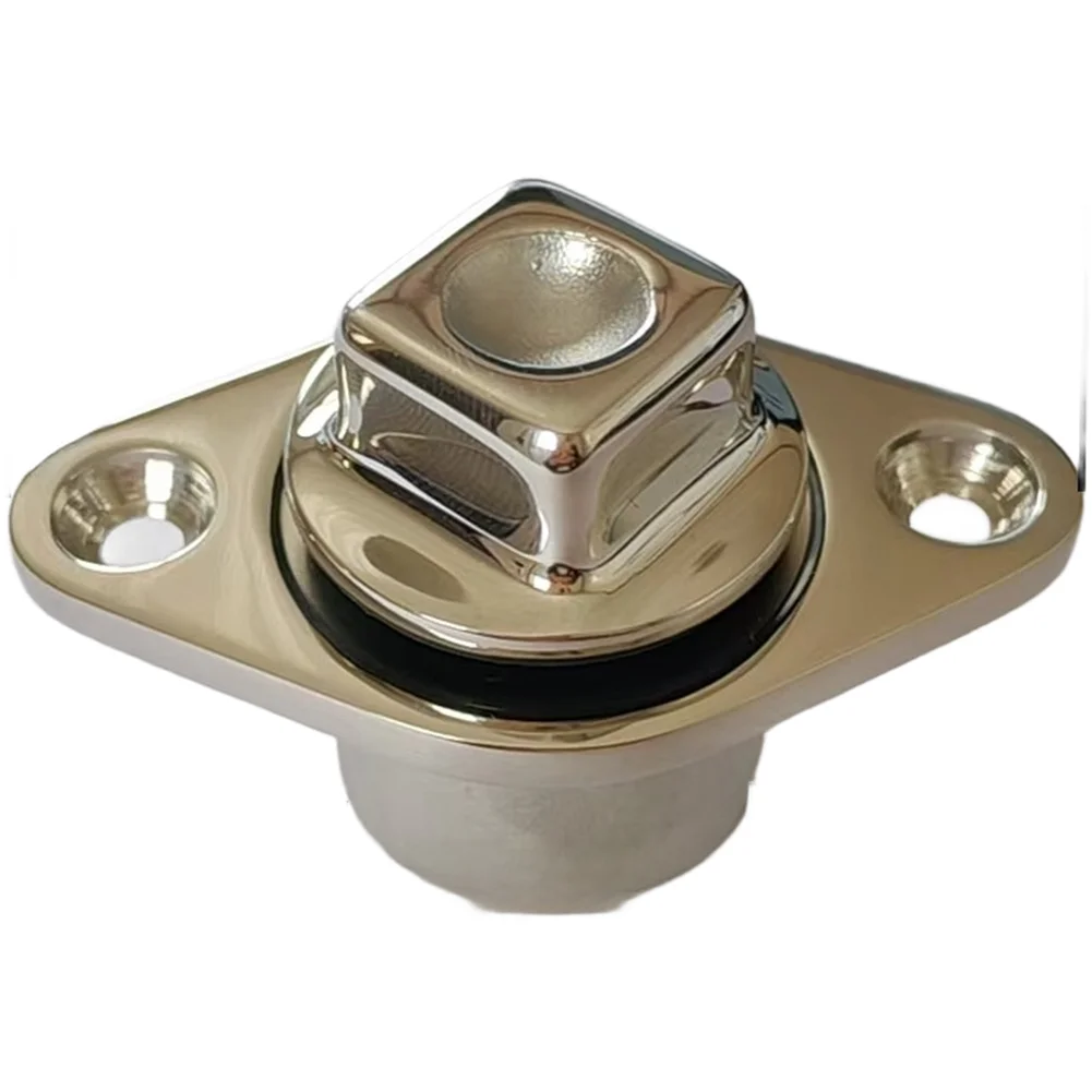 

316 Stainless Steel Diamond Drain Stopper for Watercraft For Yacht Boat RV Pontoon Speedboat Drain Hole Closure