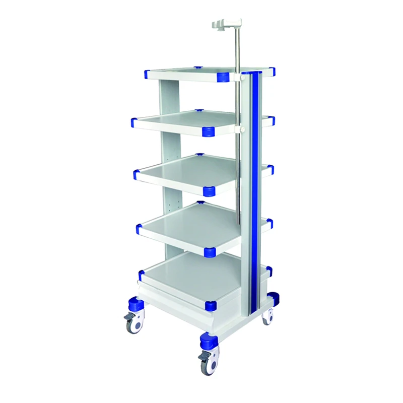 

OM-TCB Layered Metal Hospital Trolley for Endoscopic video Systems