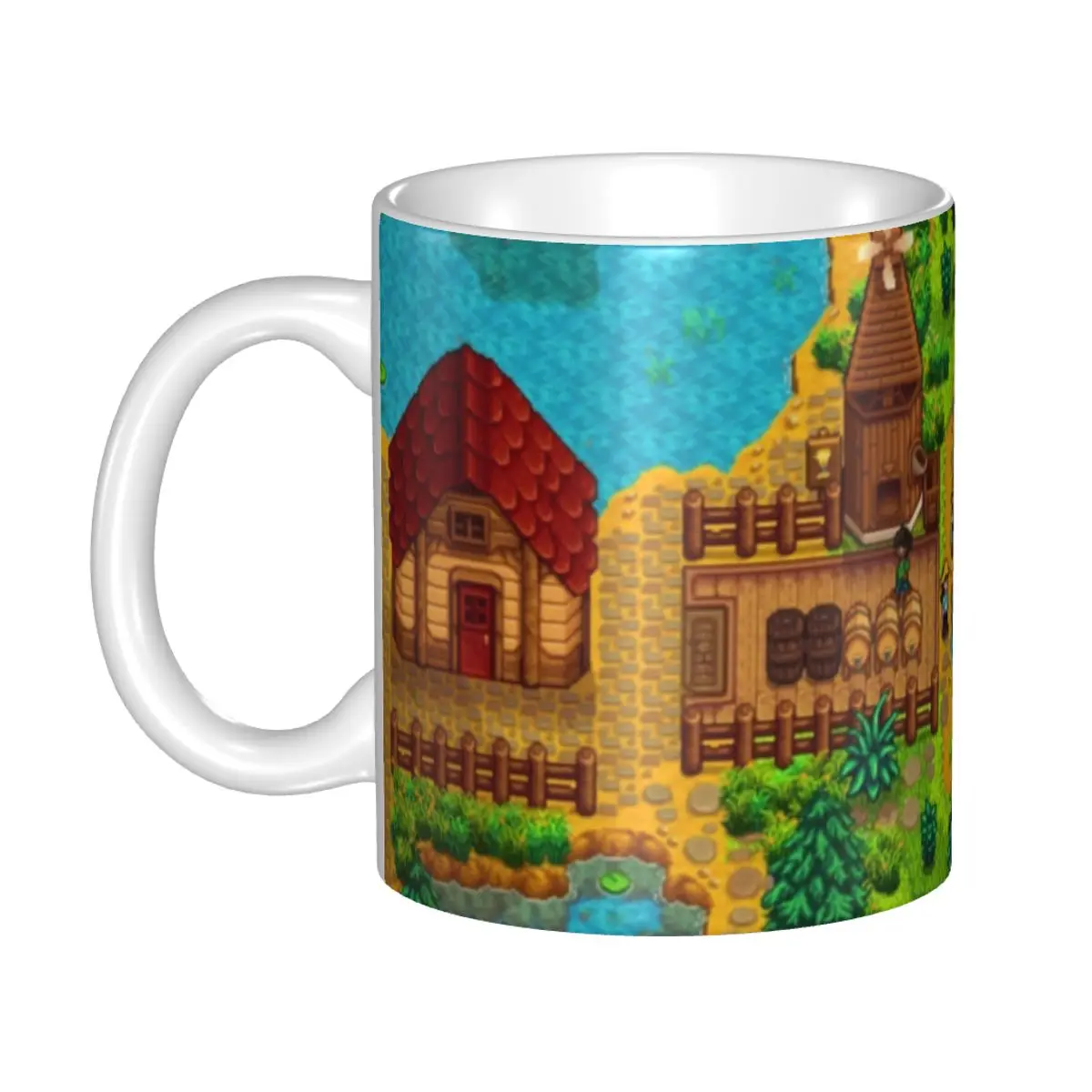 Personalized Stardew Valley Map Coffee Mugs DIY Ceramic Milk Tea Coffee Cup