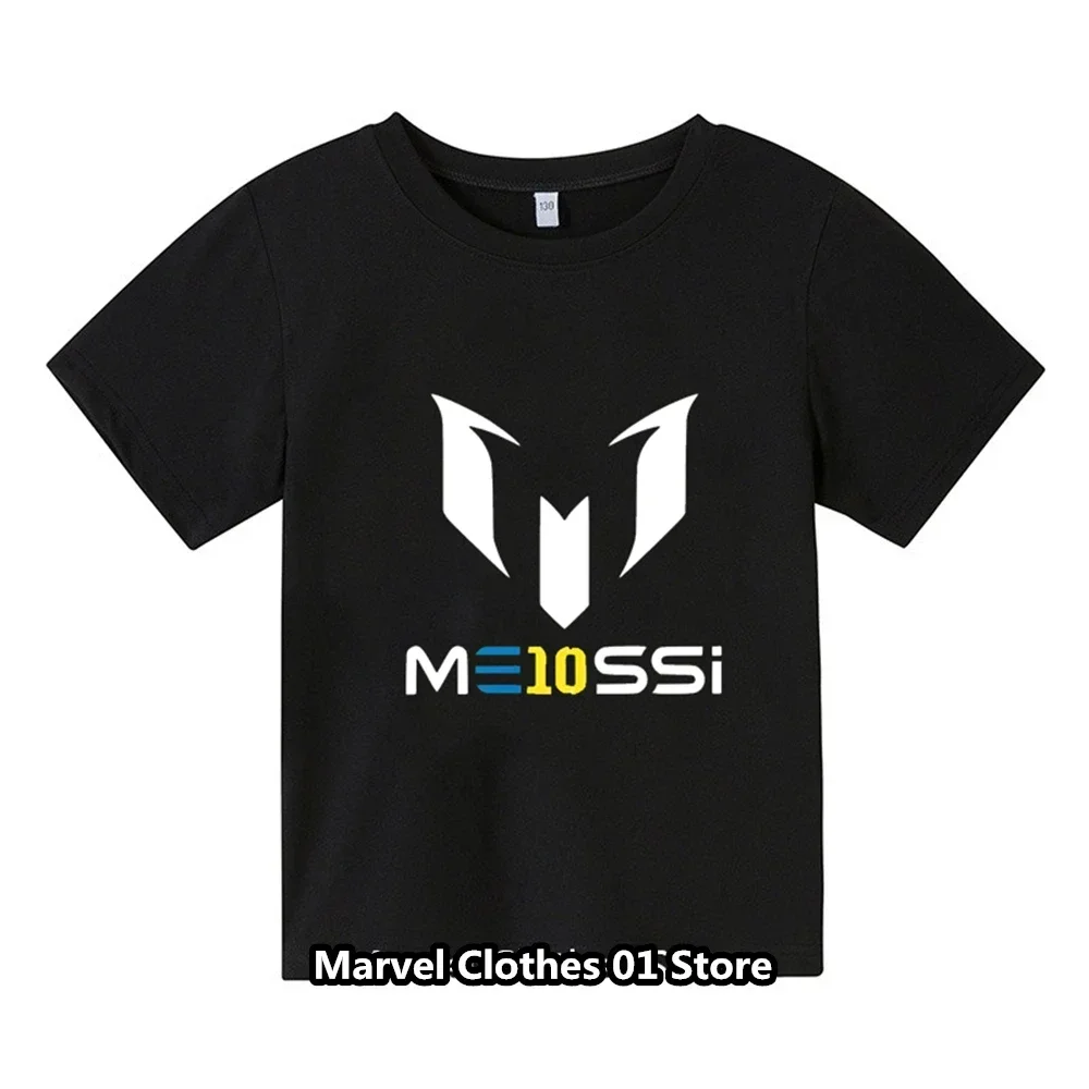 messi tshirt kids Clothes Boys Girls clothing summer short-sleeved casual T-shirt children's sports tops for boys and girls