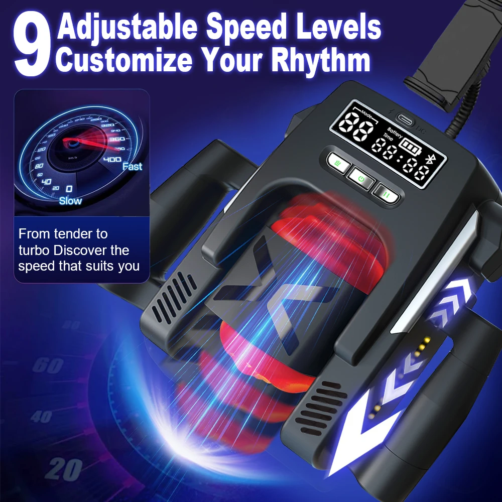 Electric Retractable Vibration Airplane Cup With Mobile Phone Holder Male Masturbation Penis Delay Exercise Device Sex Toys view 2