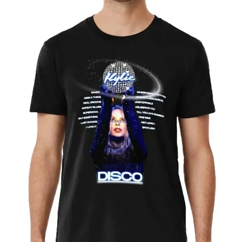 Kylie Minogue Disco Track List Premium T Shirt Short Sl