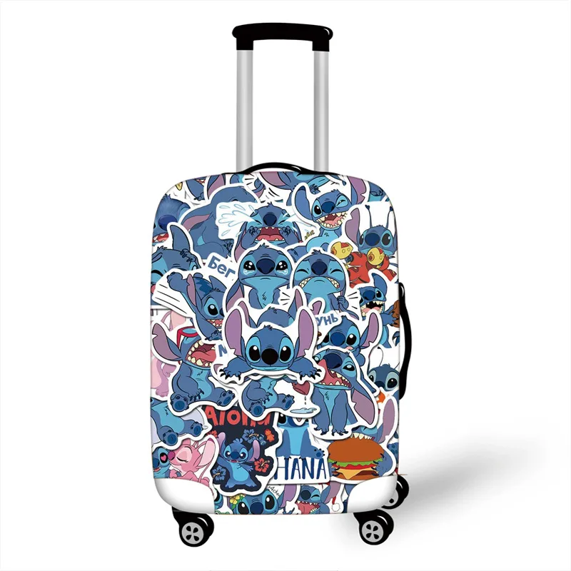 Disney-Juste de bagage Stitch Optics, housse de valise élastique, housse de chariot de voyage, accessoires de protection, cadeaux