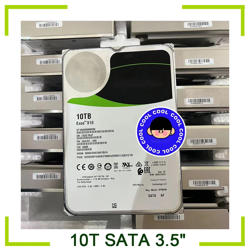 

HDD сервер, жесткий диск 10T SATA 3,5 ", жесткий диск для ST10000NM0086 R730 R740