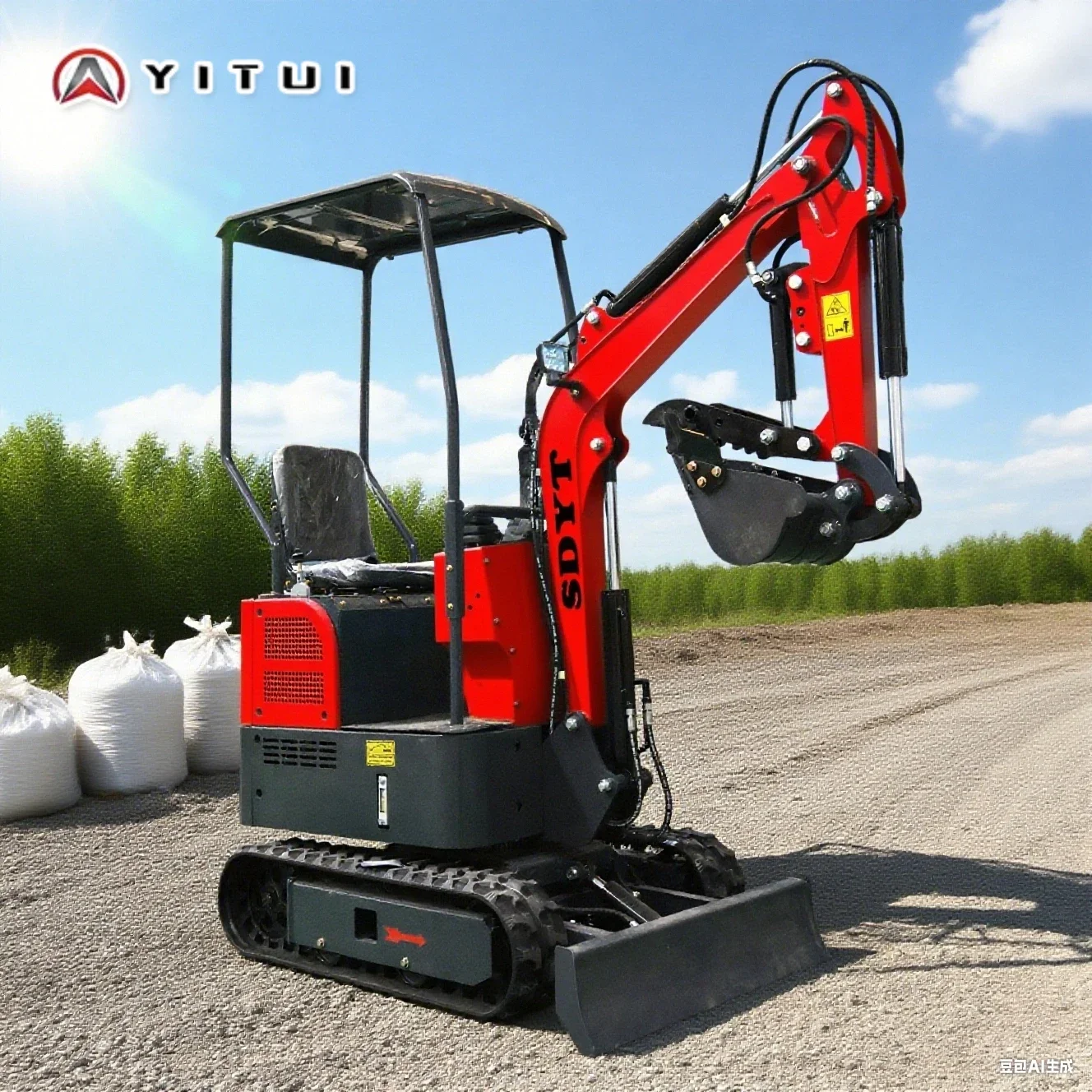 حفارة صغيرة 0.8 طن سعر مخفض حفارة صغيرة مجنزرة شحن مجاني Ce Epa Euro 5 حفارة صغيرة لمحرك كوبوتا