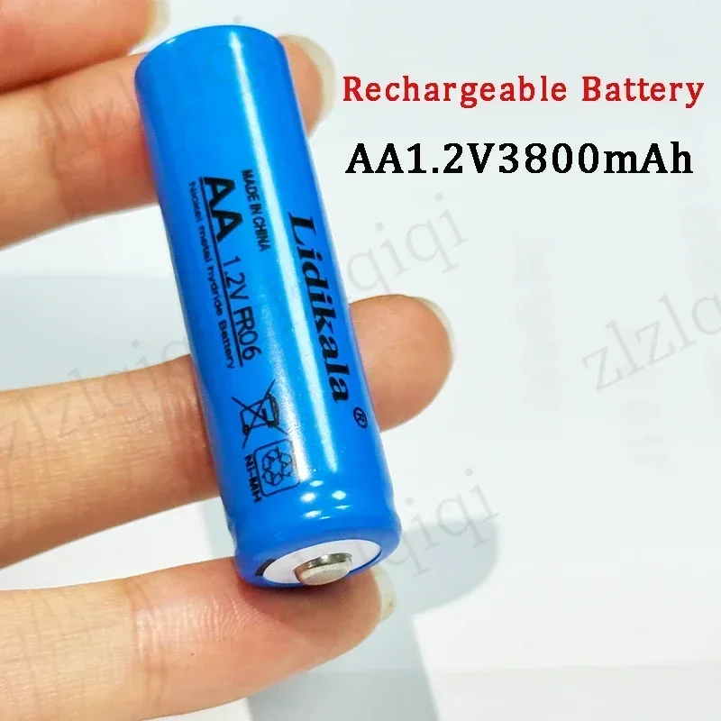 Hoge Kwaliteit 1.2V AA 3800mAh Nikkel Waterstof Batterij Alkaline 1.2V Klok Speelgoed Camera Batterij Oplaadbare Batterij