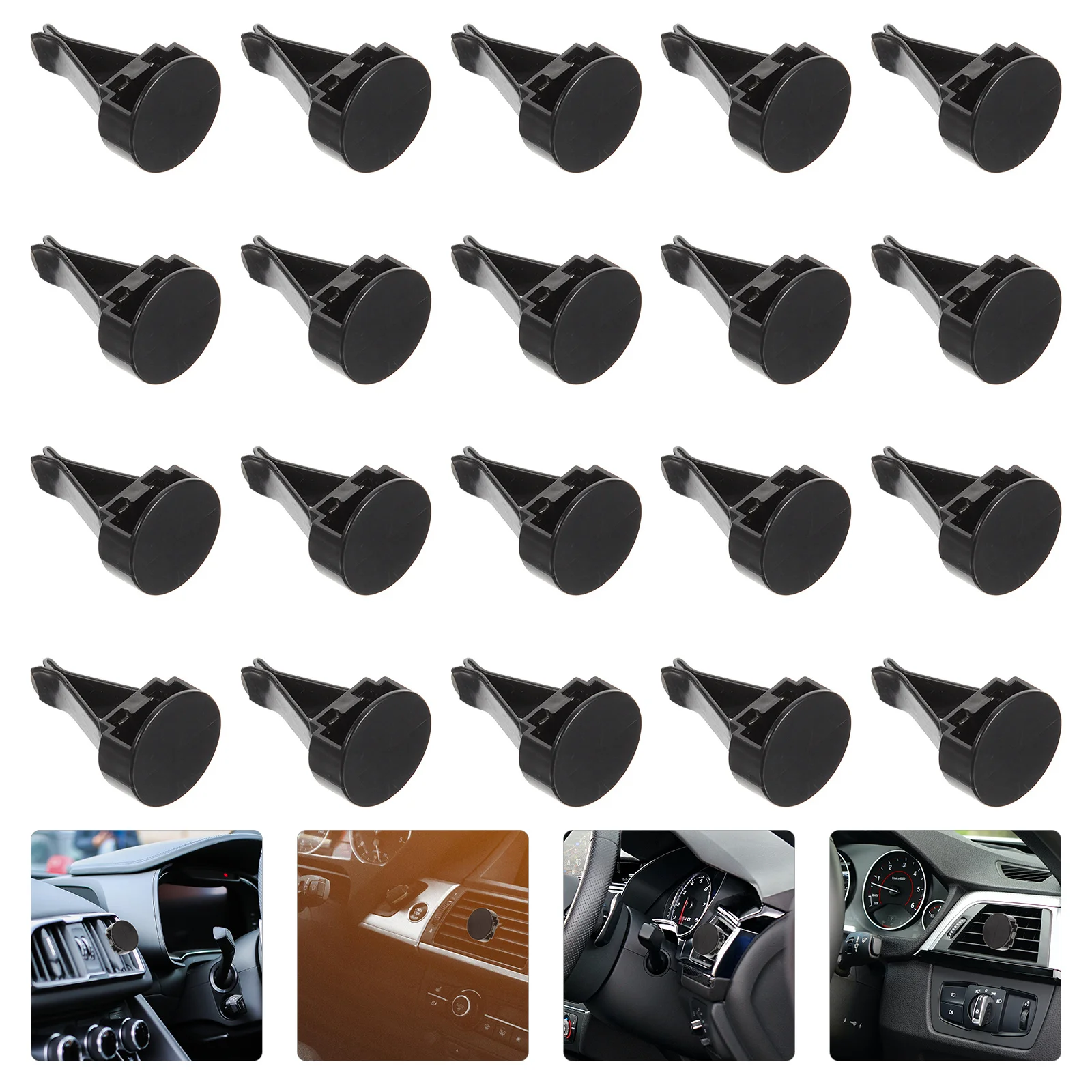 

100pcs Car Aromatherapy Perfume Clip Plastic Vent Air Freshener Diffuser Scented Outlet Fragrance Accessories For Cars