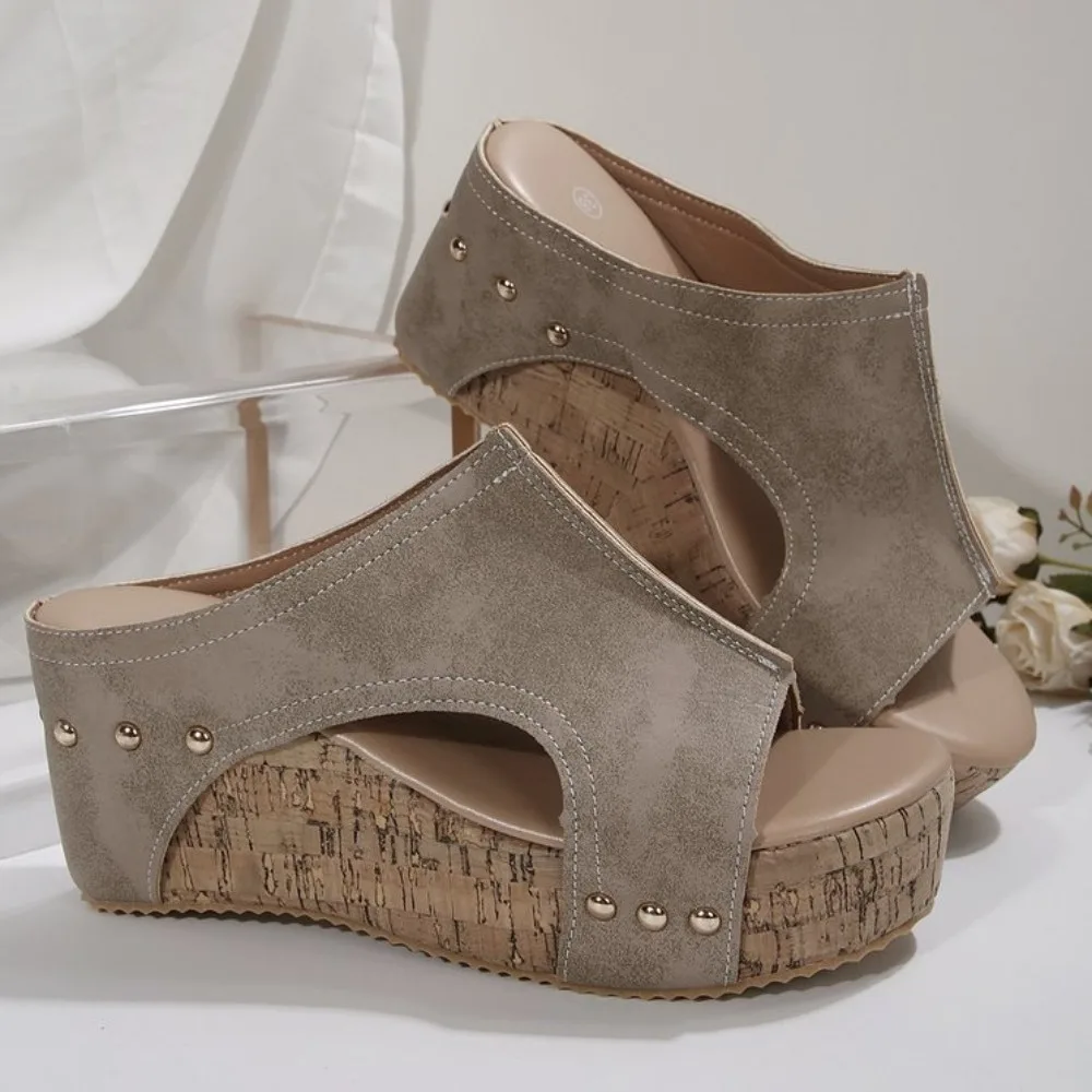 

Fashion Woman Summer Shoes Sandals Wedge Sandal for Women Elegant Women's Sandals Slide Huaraches Female Women Heels Footwear