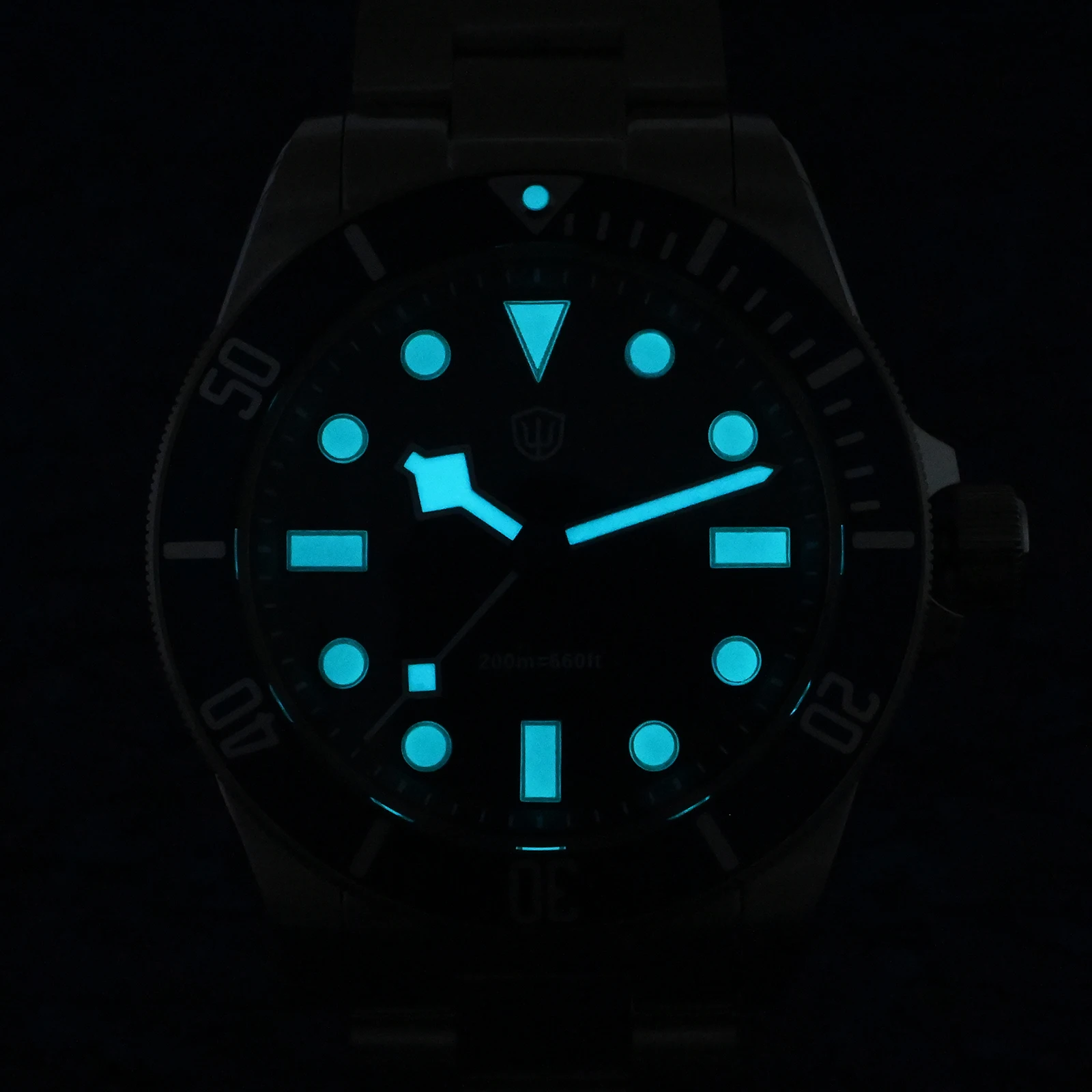 Watchdives WD1969 Pro 38mm Quartz Watch VH31 Sweep Seconds Movement 20Bar Waterproof BGW9 Blue Luminous Sapphire Glass Watches