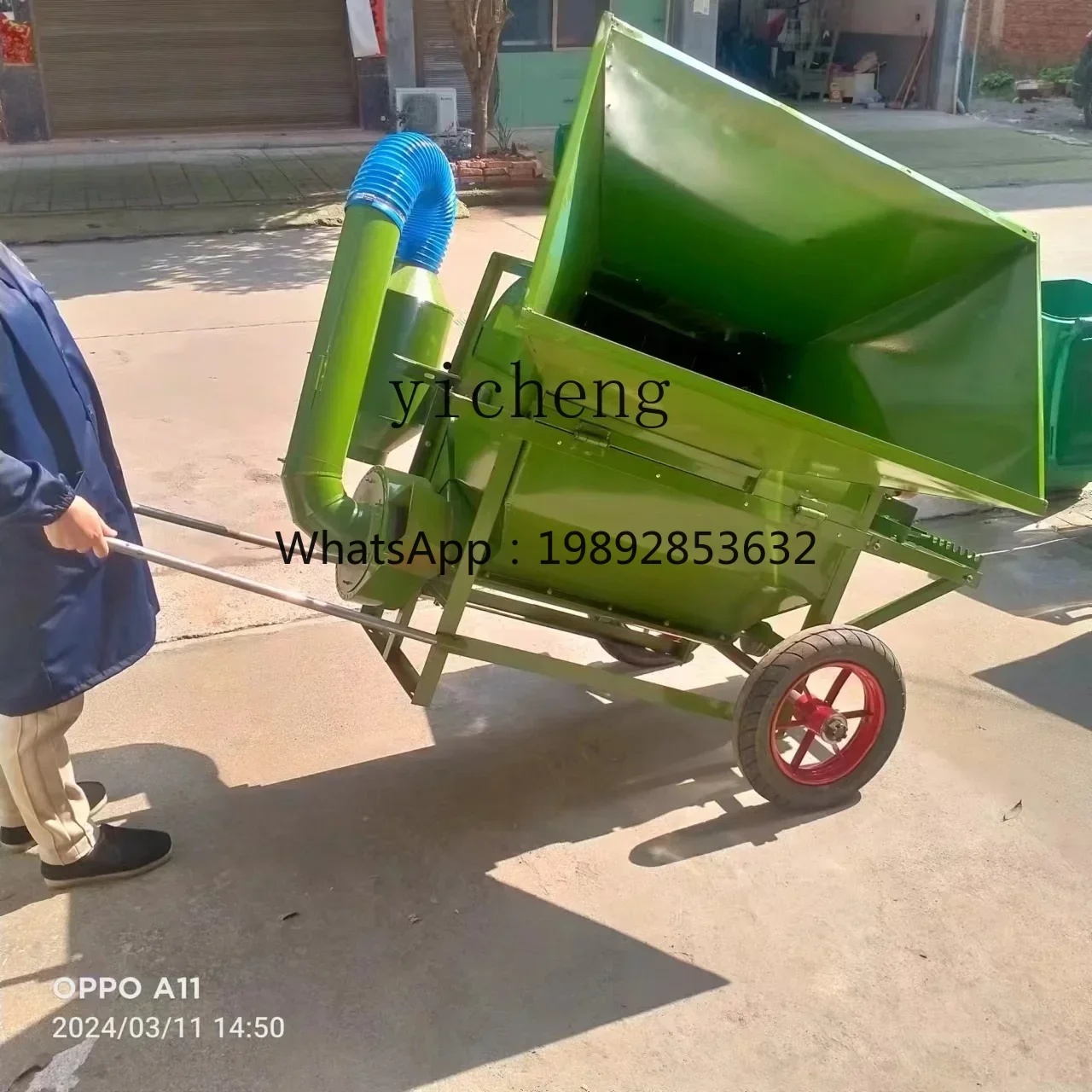 TQH rape rice soybean multifunctional thresher sorghum wheat agricultural thresher  engine household rice beater