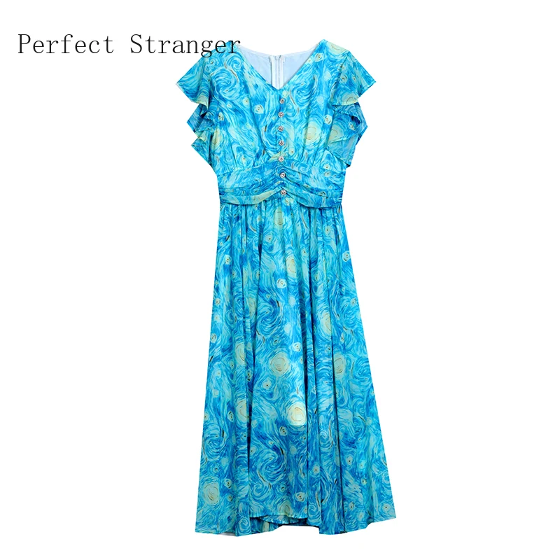 Imagem -05 - Vestido de Praia Floral Feminino Casual Coreano Cintura de Coleção Manga Curta Elegante Vestidos Longos para Mulheres Maxi Verão 2023