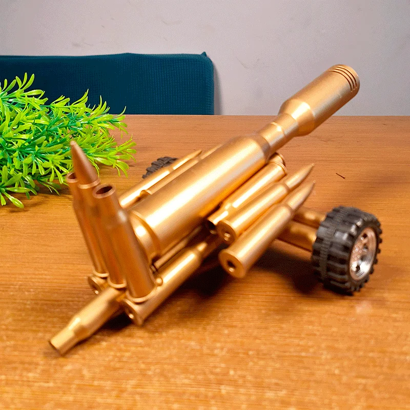 Shell Cannon Single Barrel Kanone hand gefertigte Schweißen Wohnkultur und Ornamente Modell Ruhestand Souvenirs