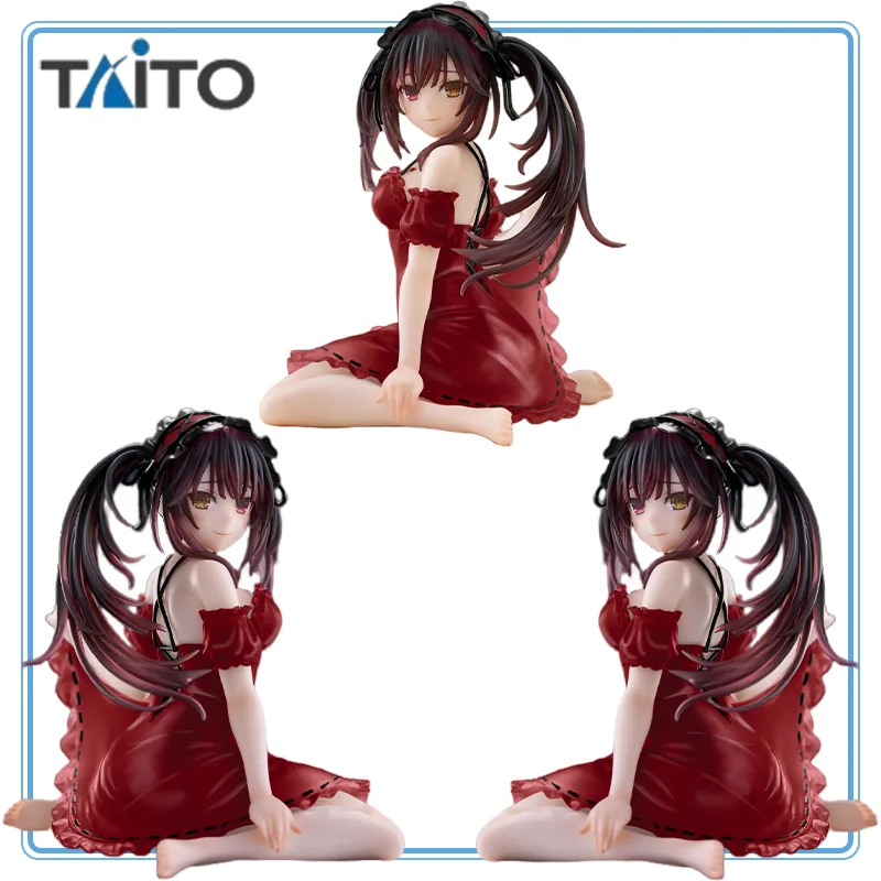 

【Authentic】TAITO Original Date A Live V Tokisaki Kurumi Desktop Cute Nightwear Ver., Renewal Anime Cartoon Gifts Toys Model