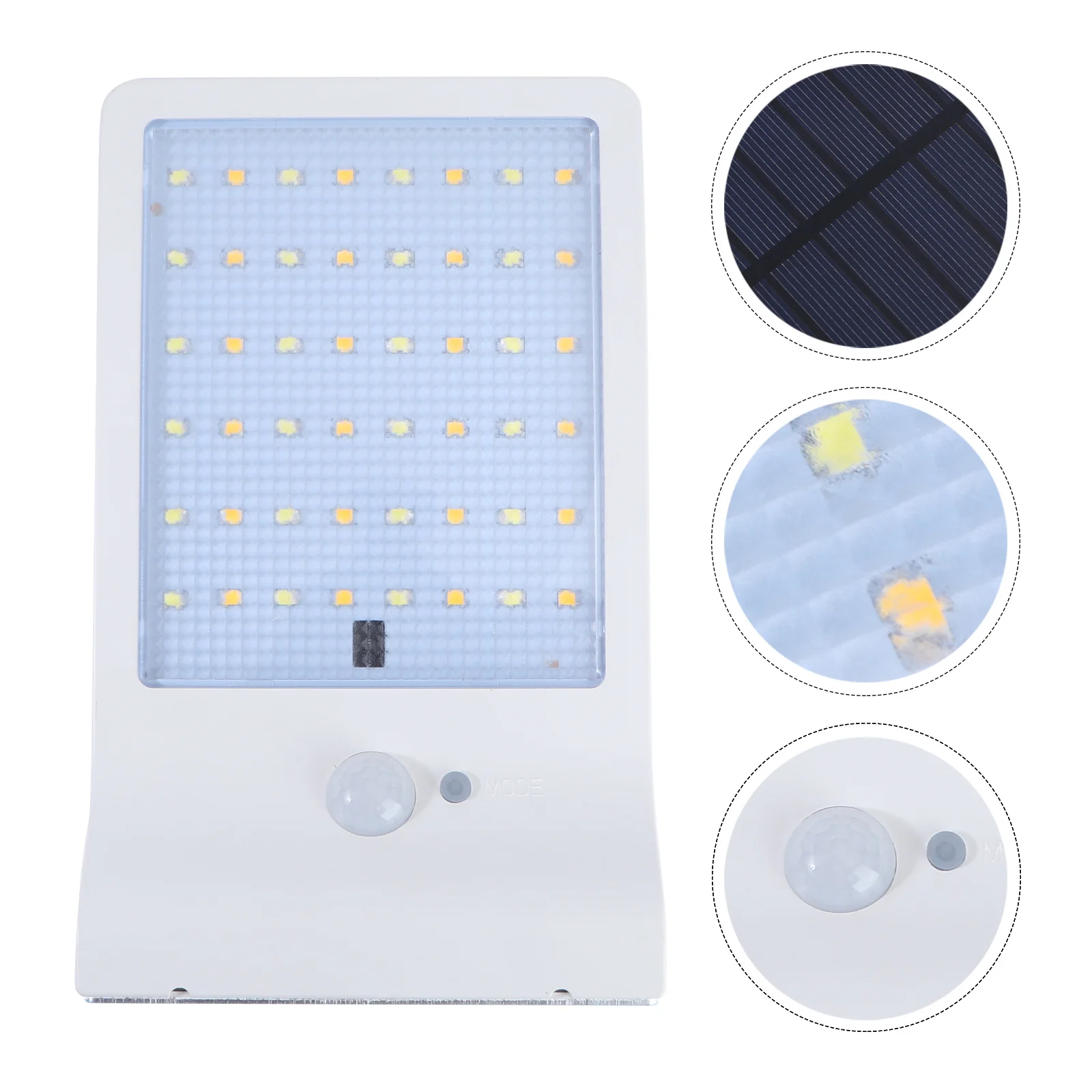 Solar Yard Light Dimmable Remote Control Super Bright 48 LED Automatic Motion Sensor Outdoor Security Lighting for Garden