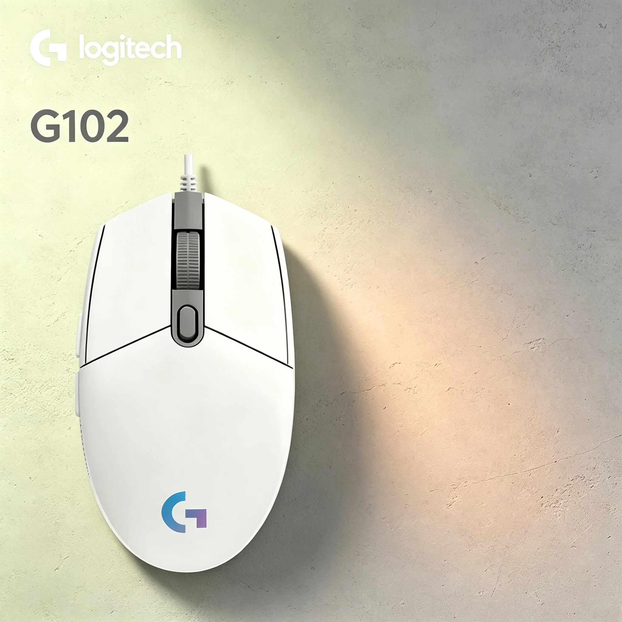 Logitech G102 Wired Gaming Mouse Vivid RGB Lighting For CS PUBG LOL Valorant Competitive Game Play For Windows PC Notebook
