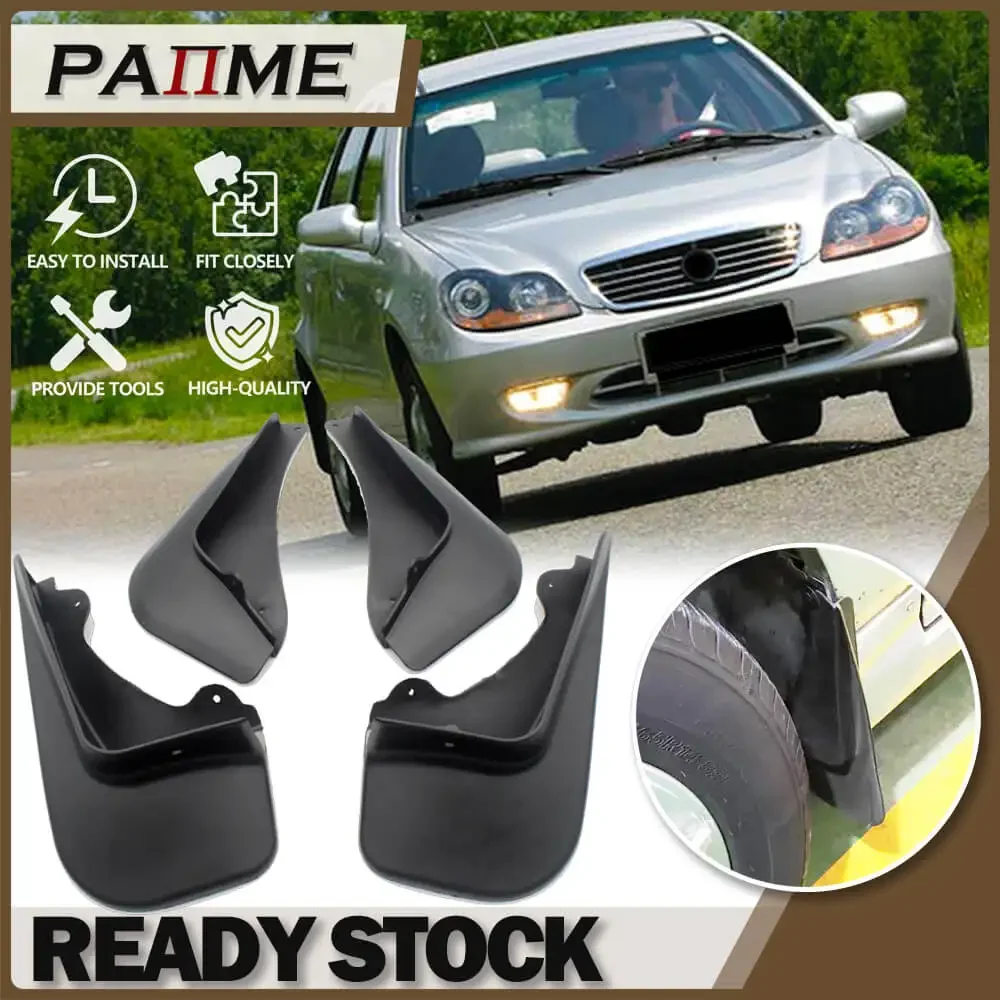 Mud Flaps Mudguards for Geely Free Cruiser CK Freedom 2005 2006 2007 2008  2009 2010 2011 2012 2013 2013 2015 2016 YC102480