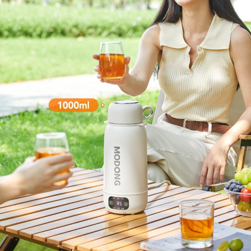 

Professional Outdoor Electric Kettle, Car Travel Heating Mug, Corrosion-Resistant Long Standby, Large Capacity Portable Bottle