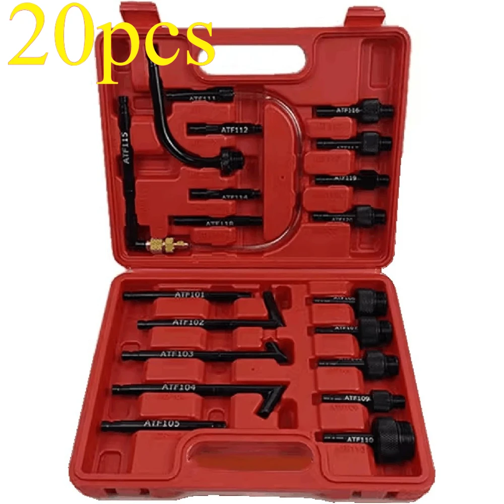 

ATF Adaptor Automatic Transmission Fluid Filling Adapter Oil Filler Replacement Tool for VW Audi CVT BMW Benz 722.9 Ford Etc.