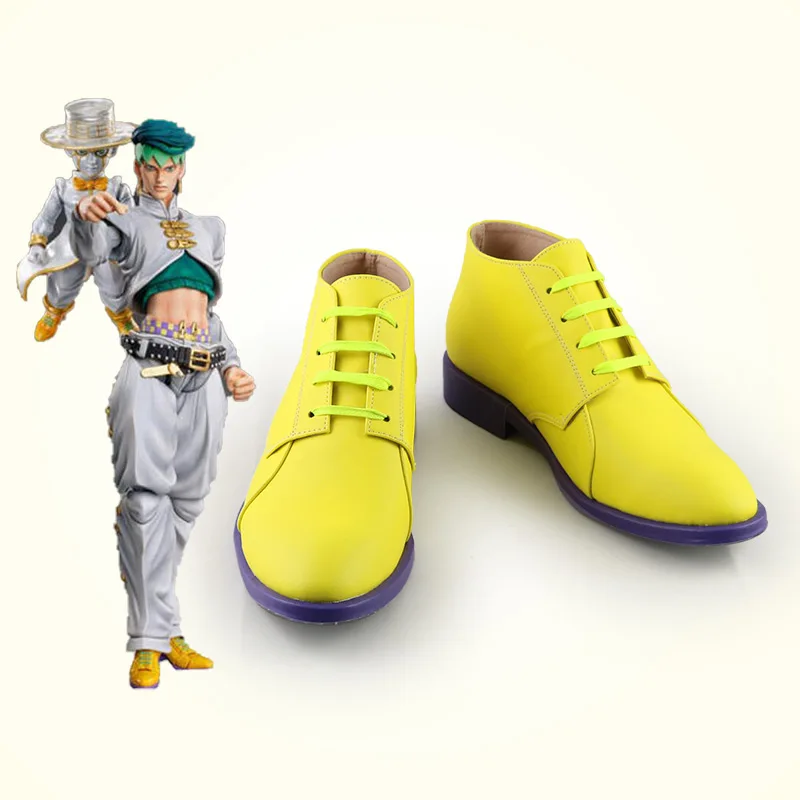

JOJO's Bizarre Adventure Rohan Kishibe Cosplay Shoes Women Man Rohan Kishibe Cos Halloween Costumes