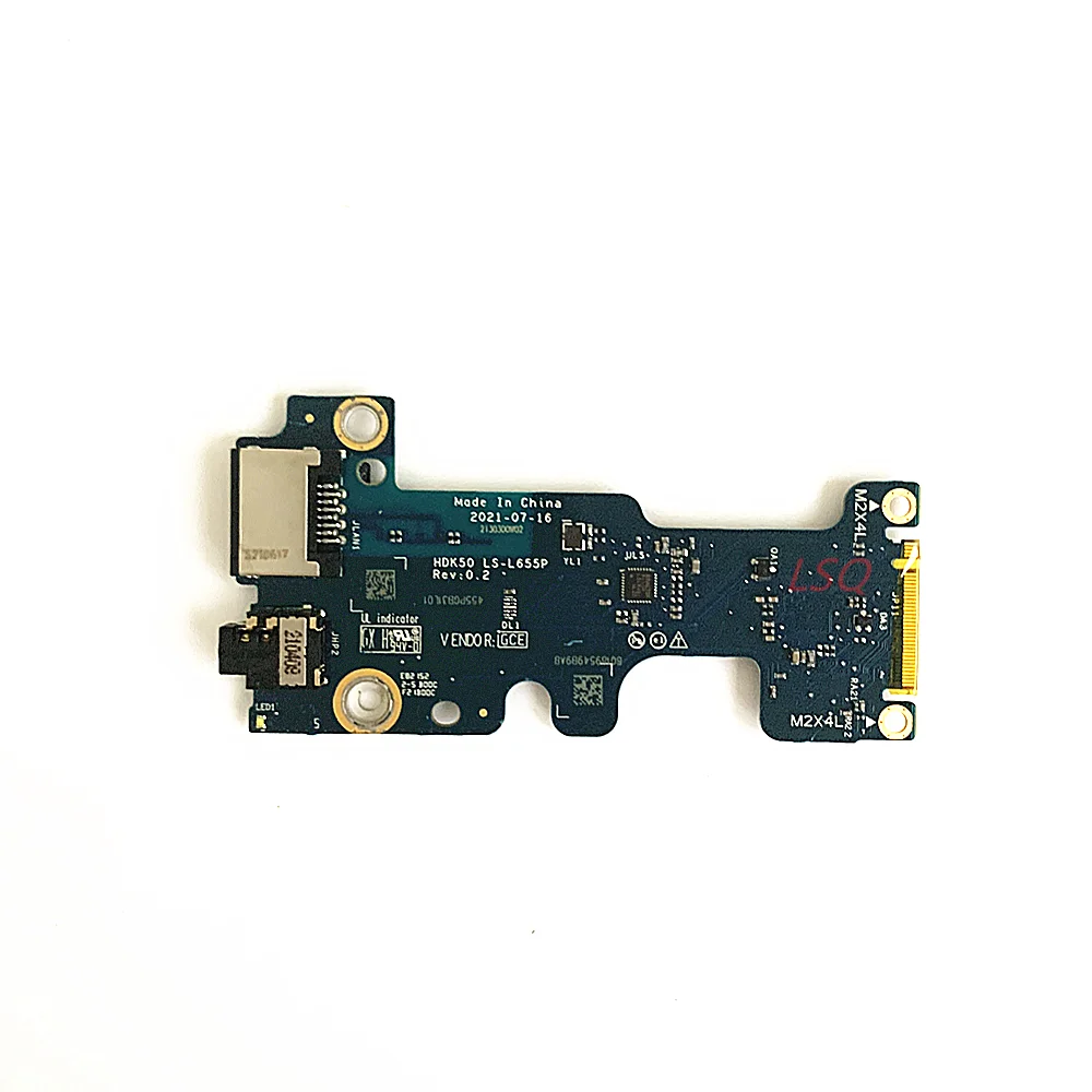 

LS-L655P For Dell G15 5520 5521 G16 7620 Audio Ethernet LAN PORT IO Board 100% Test OK