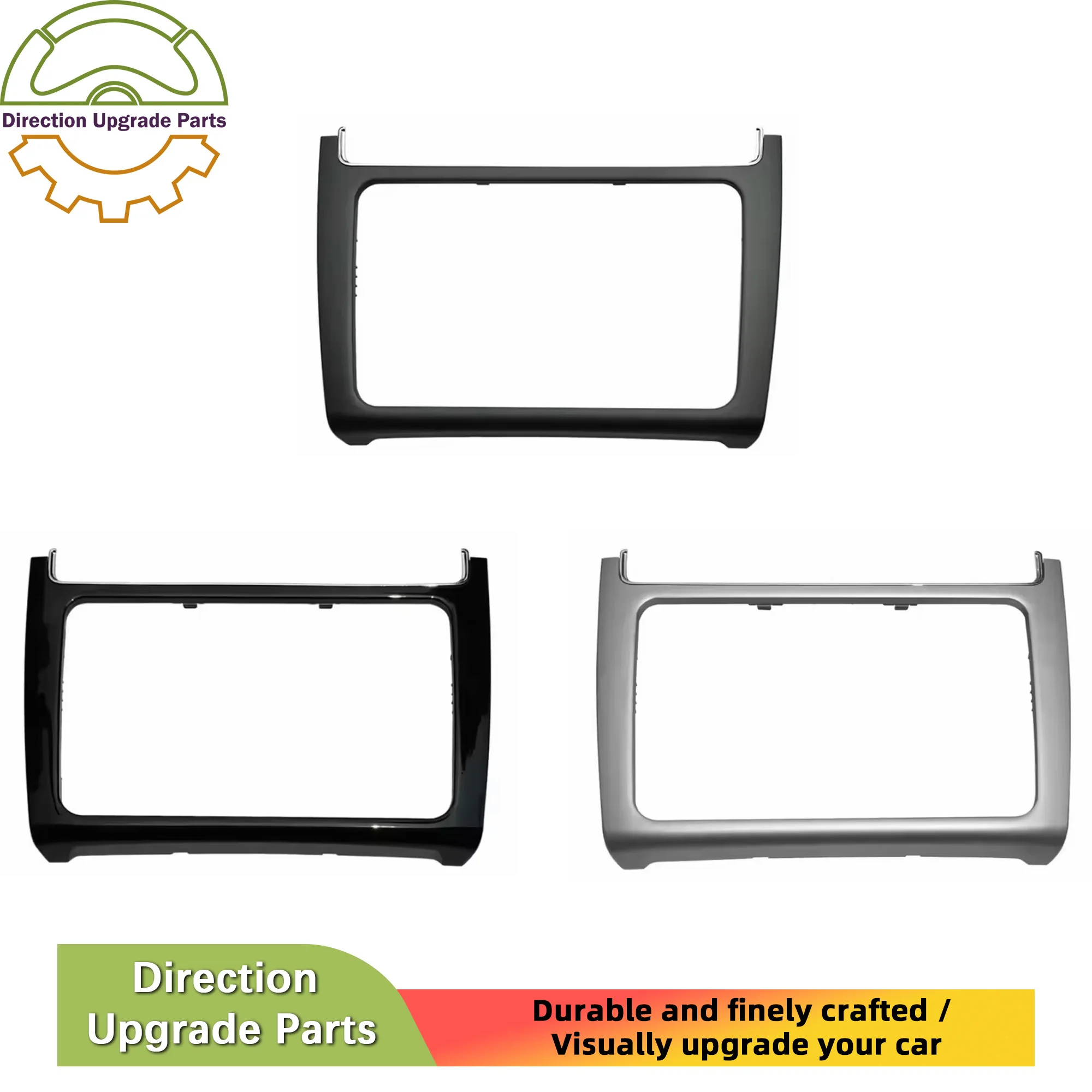 

OEM MIB Radio Frame Headunit Screen Bezel CD Plates Decorative Frame Panel for VW MQB POLO 6C 6R 2014-2017 ABS High Quality