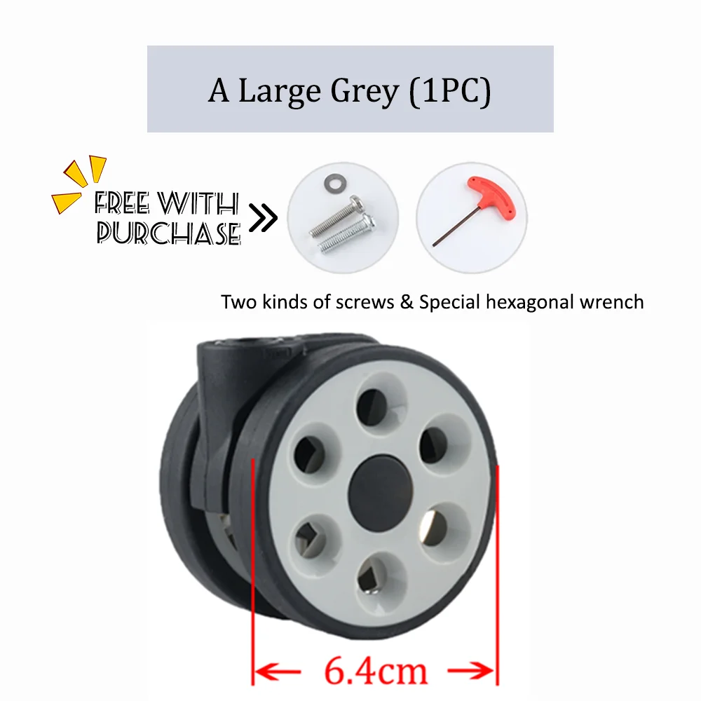 Adatto per ruote Rimowa Universal Silent Universal Wheel Trolley valigia puleggia accessori riparazione Password Box Roller Parts