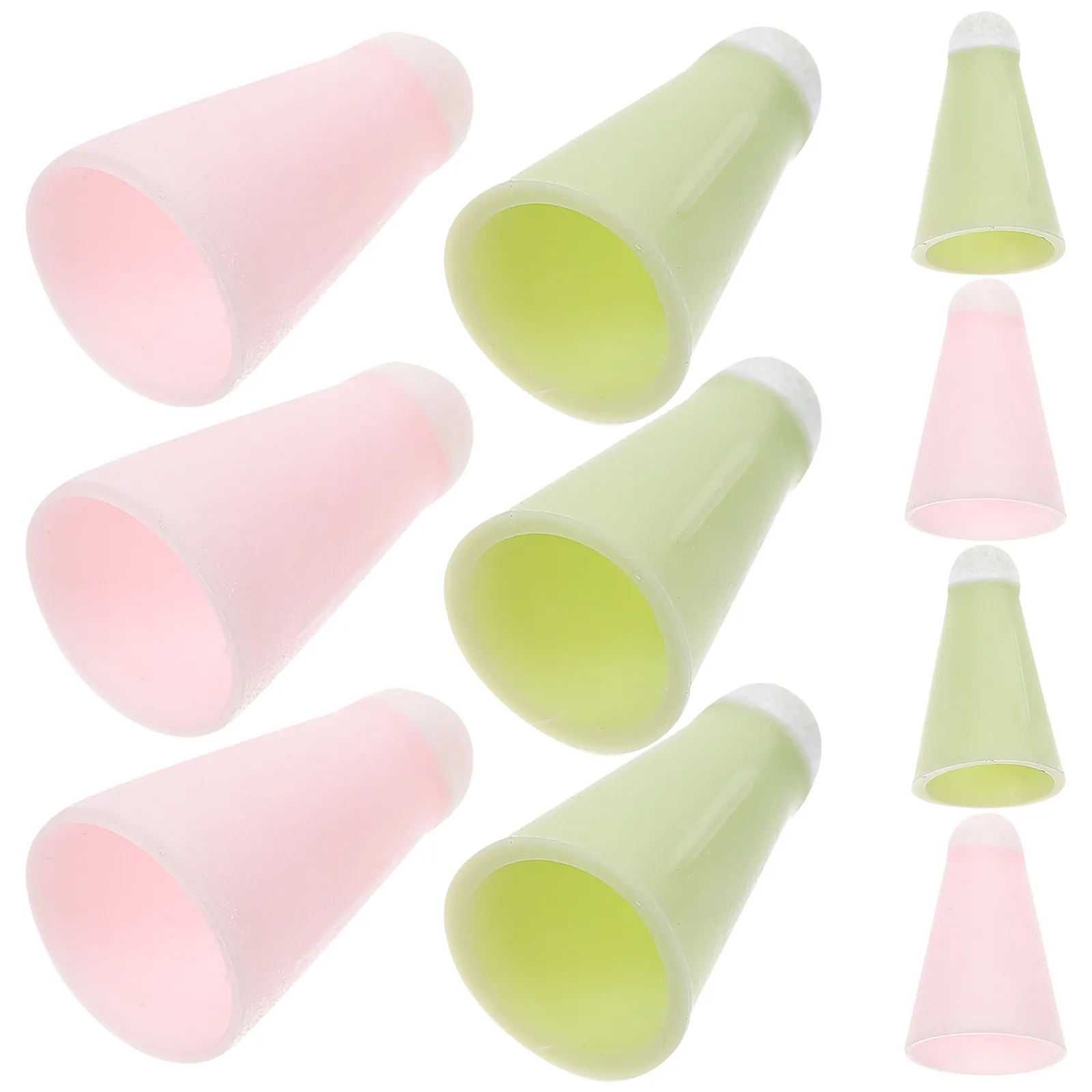 

10Pcs Fiber Stylus Pen Nib Covers Scratch Resistant Protective Case Non Slip Comfortable Grip Replacement Tips for Pencil