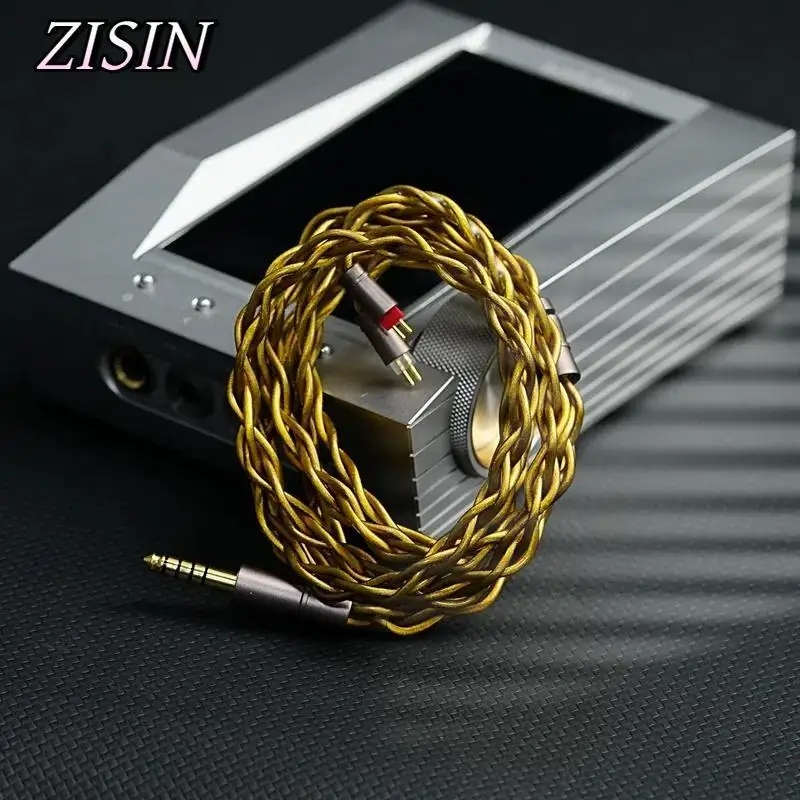 

ZiSin 45 HIFI Headphone Extension Cable with 3.5/4.4mm MMCX/ 0.78 2-Pin HD650 Dual 3.5mm for MK4 Legacy2 Blessing3 Variations.