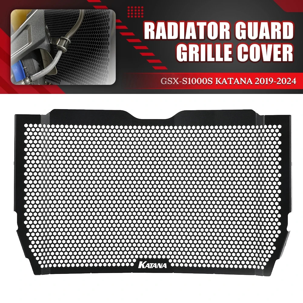 

Motorcycle Accessories Radiator Guard Grille Engine Skid Plate Cover FOR Suzuki GSX-S1000S Katana 2019 2020 2021 2022 2023 2024