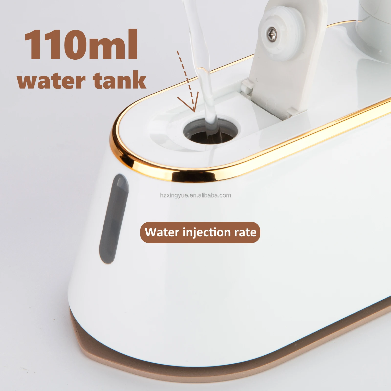 Home Appliances Automatic Handheld Ceramic Soleplate LCD Mini Iron Electric Spray Steam Iron for Ironing Clothes