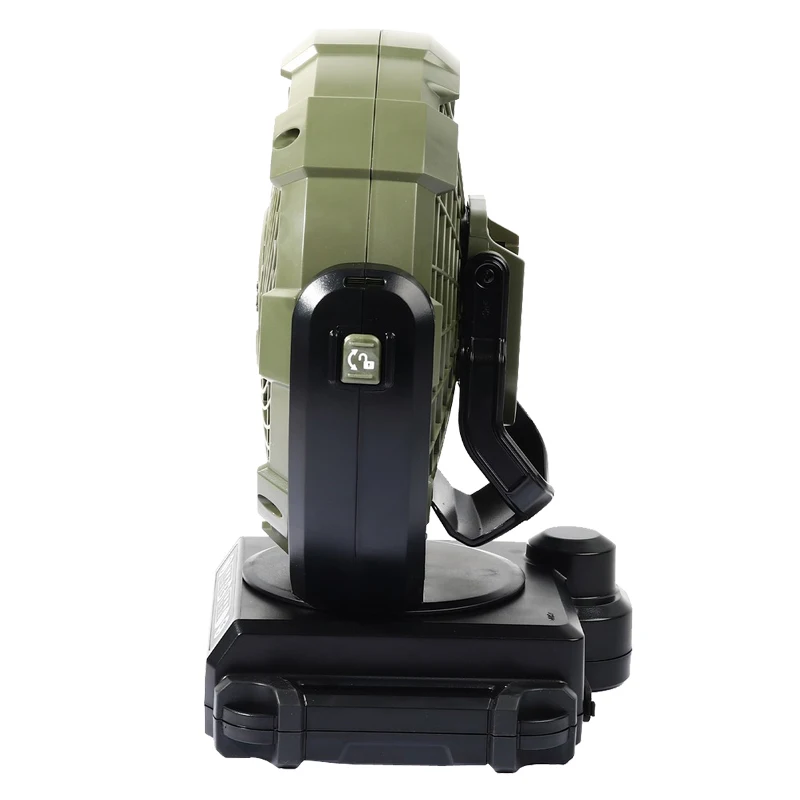 Imagem -04 - Makita-lxt Cordless Green Ventilador Elétrico Portátil Ferramenta Velocidade Ajuste do Vento 14.4 18v Dcf102zx1o Camping Outdoor
