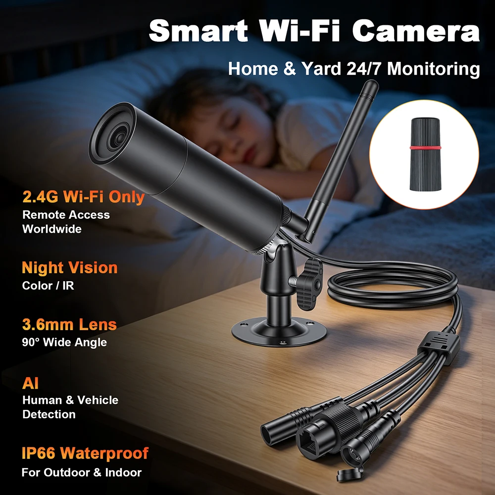 Awapow 5MP Mini IP-camera POE - Photography Lighting Indoor recensie en prijs