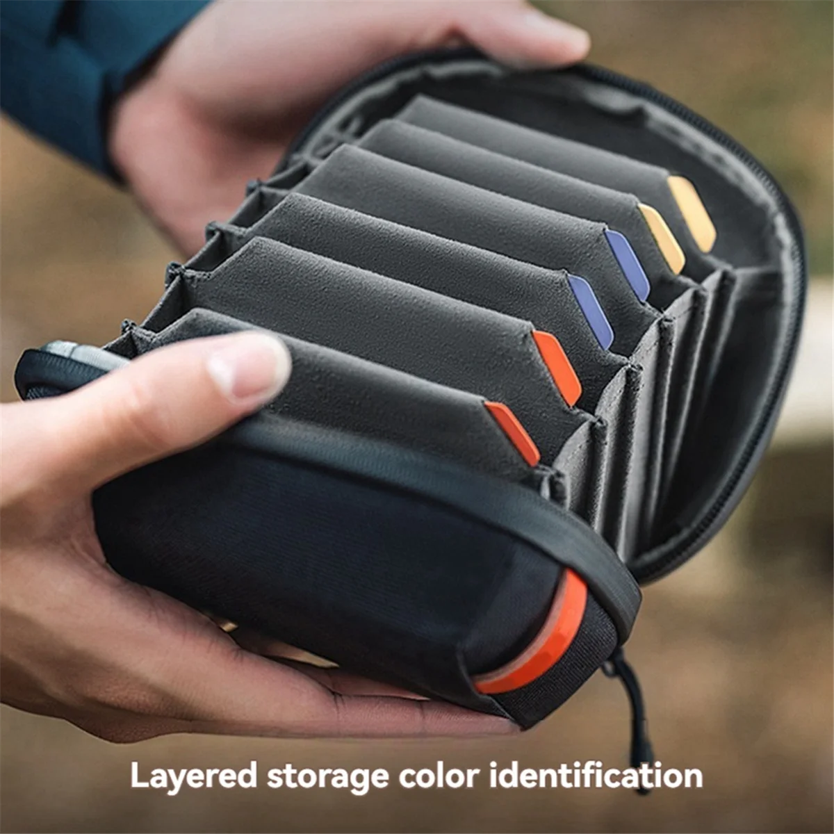 

Сумка для хранения фильтров Сумка для фильтра камеры Круглая сумка для хранения фильтров УФ и