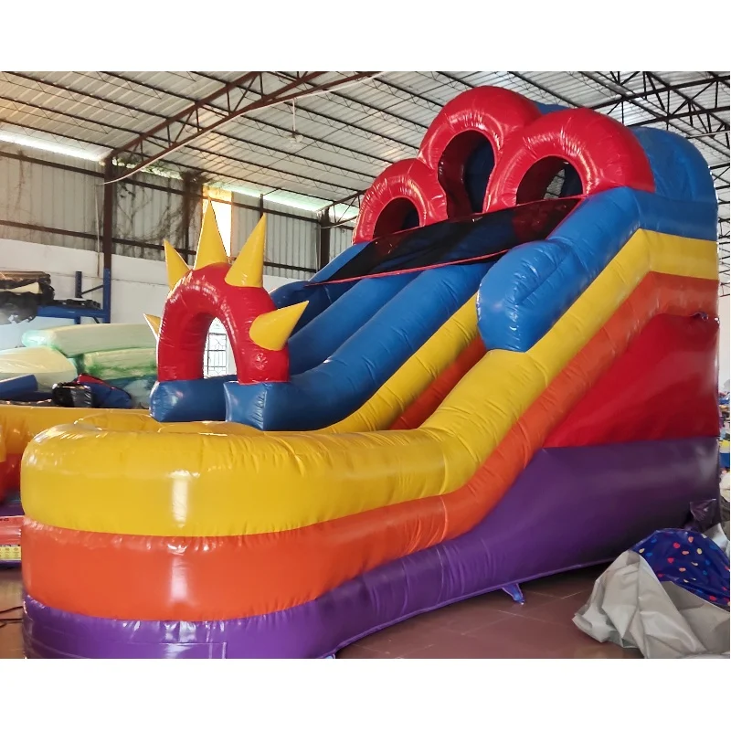 6.1x5.5x4.6m Factory Summer Collection Inflatable Bouncer and Water Slide for Kids' Play Castle