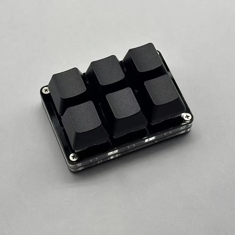 6-key Wireless Bluetooth Numpad with Customisable Shortcut Keys and Programmable Hardware Macros for Automatic Clicking