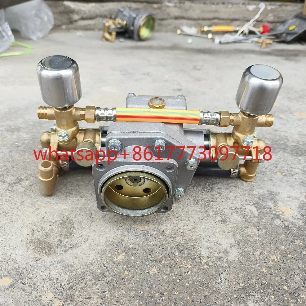 Tondeuse à gazon modifiée médecine piston pompe bouteille d'air moteur pulvérisateur agricole cuivre avec chambre d'air