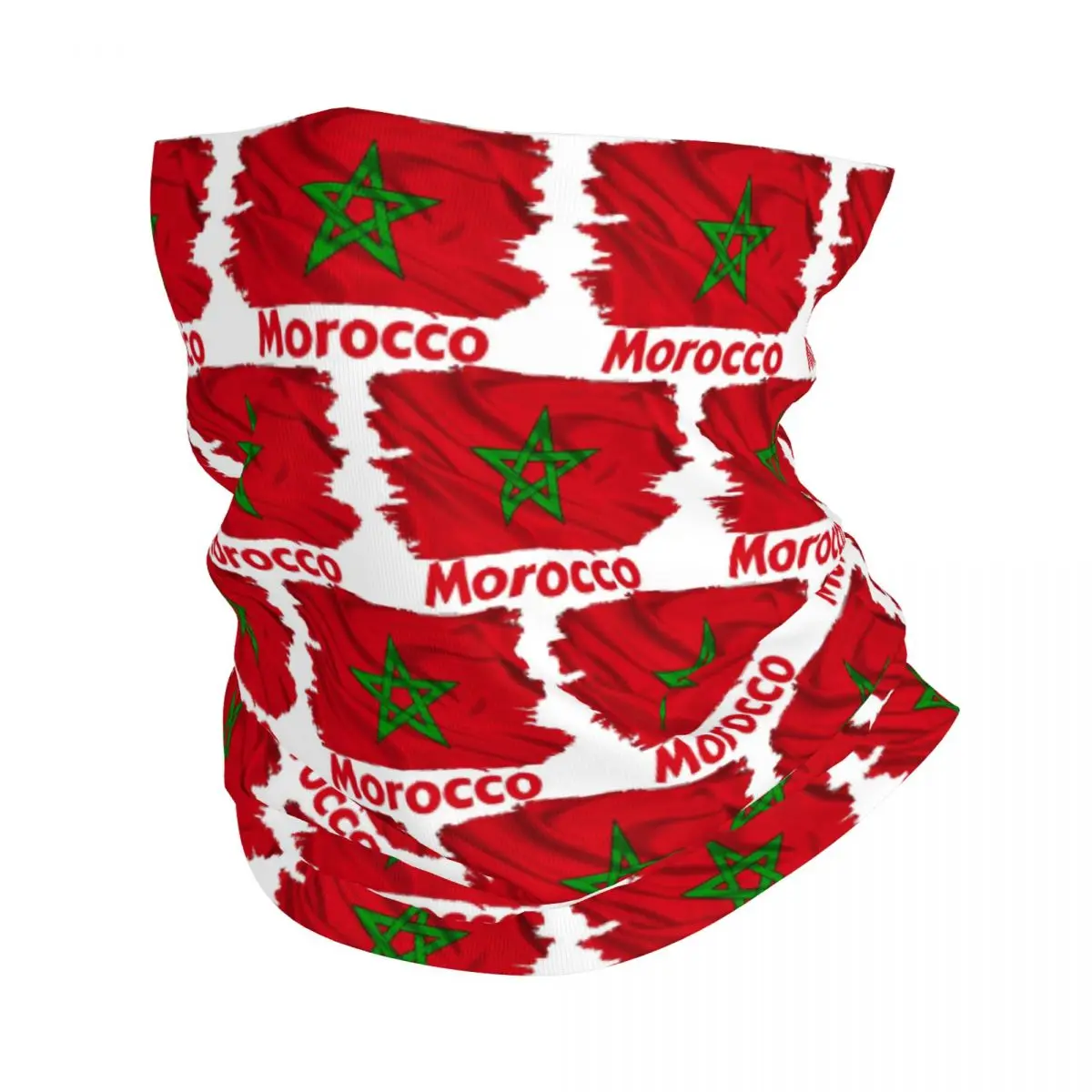 

Флаг Марокко 1, бандана на шею, шарф с принтом, многофункциональная Балаклава для бега для мужчин, женщин, взрослых, дышащая