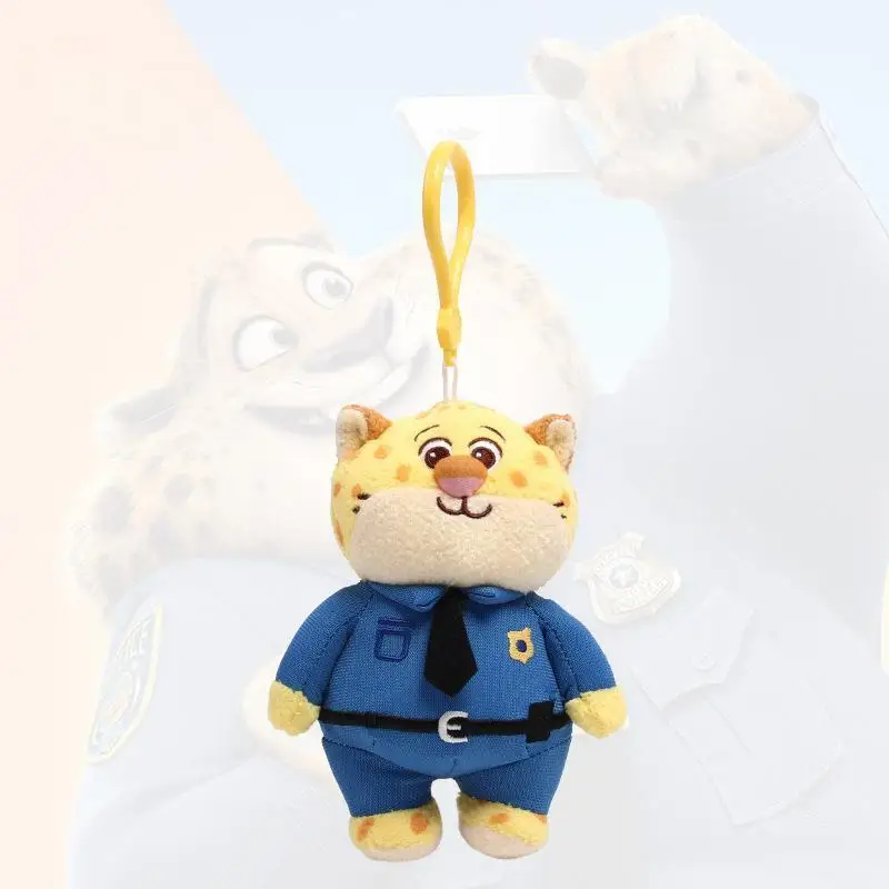 

MINISO Disney леопардовый офицер плюшевый кулон кукла гепард мультфильм подвески детские плюшевые игрушки аниме периферия подарок на день рождения