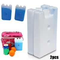 Gel Freezer Ice Blocks Travel Lunch For FRESH Food Storage Reusable Cool Cooler Pack Bag Water Injection Box