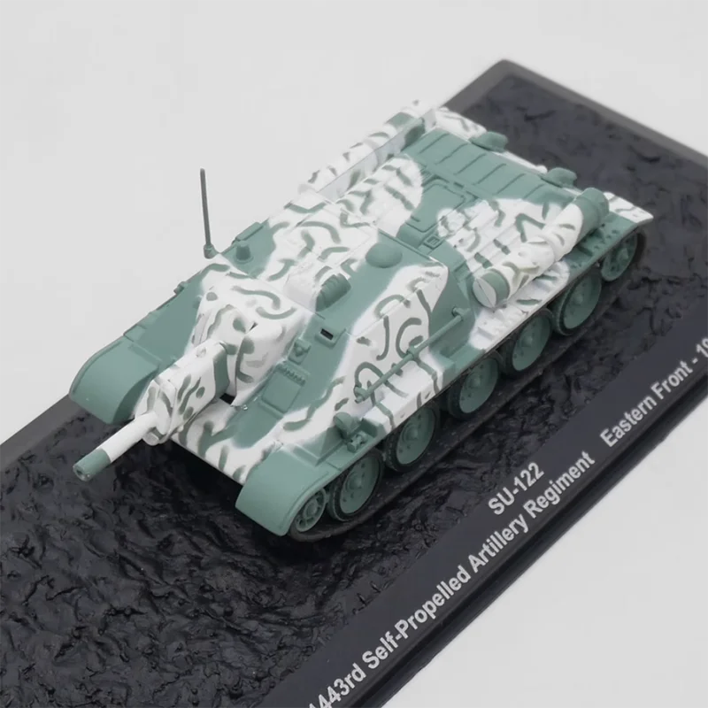 合金タンクモデルコレクション,ダイキャスト1:72スケール,Su-122, 1944,完成,装飾ギフト,おもちゃディスプレイ