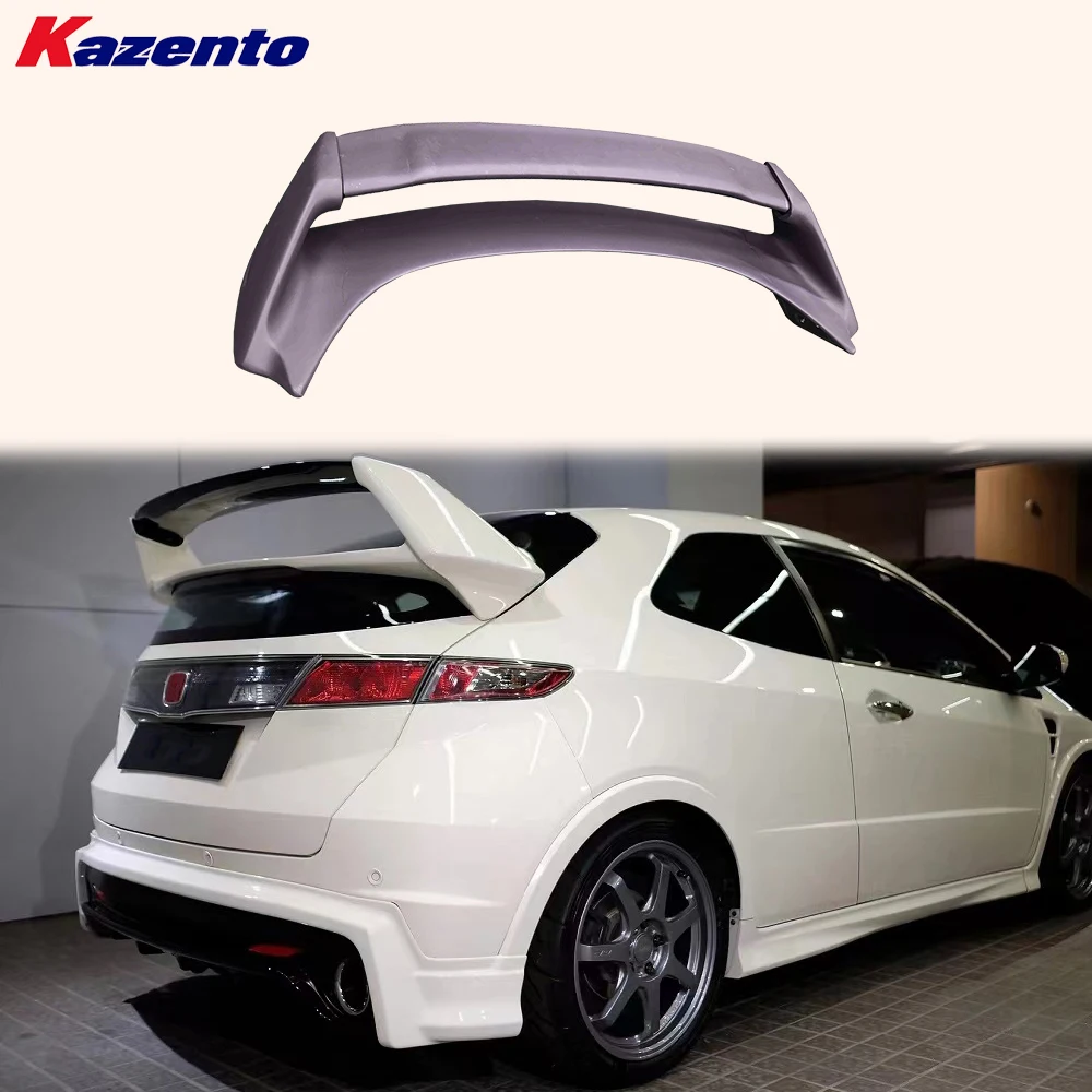 

For Honda Civic Type R FN2 07-11 MUG Style Fiberglass Unpaint Rear Spoiler Wing