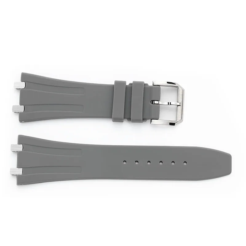 Silicone Strap Gray White 019HOT