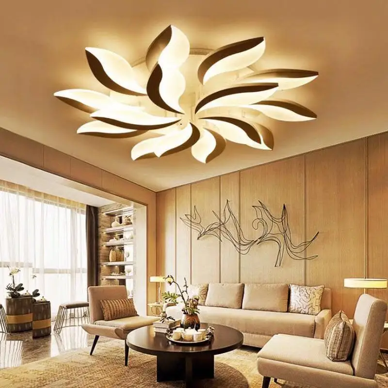 

Hot Acrylic Modern Led chandelier For Living Study Room Bedroom lampe plafond avize Indoor Ceiling chandeliers ZM1121