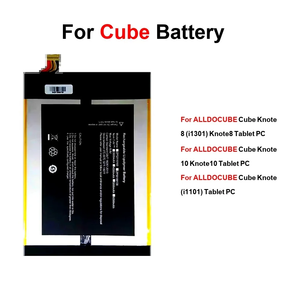 

Laptop Battery Stable 4500-5500Mah For Alldocube Cube Knote (I1101) 8 10 Tablet PC