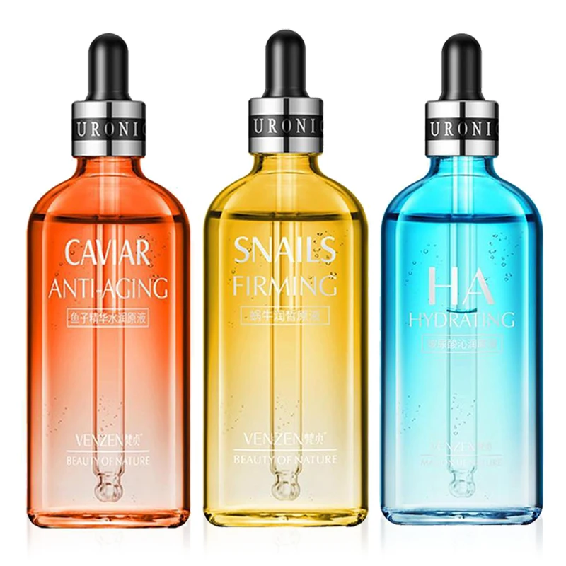 100 ml VENZEN Hyaluronsäure Gesichtsserum Hyaluronik Asit Whitening Anti Falten Schönheit Gesichtsessenz Feuchtigkeitsspendende Hautpflege