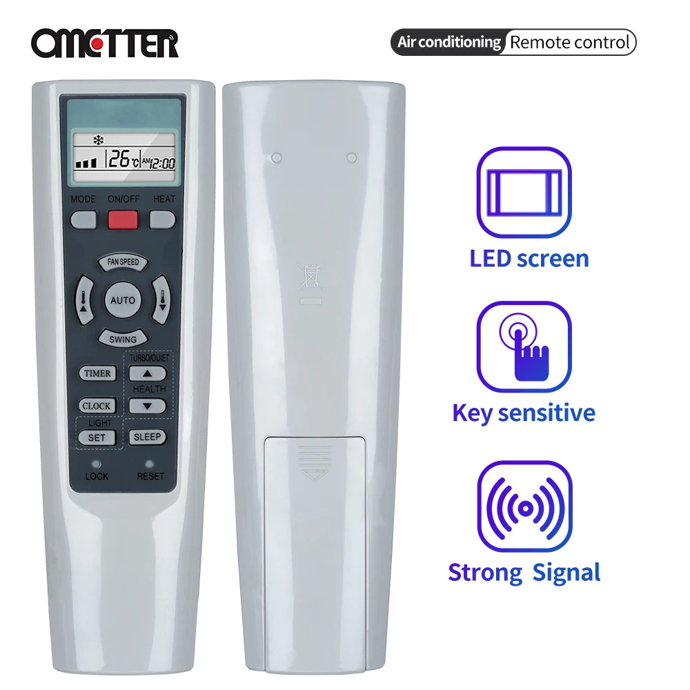 Air Conditioner Remote Control Suitable for Haier YR-W08 YL-W08 YR-W03 YR-W02 YR-W01 YR-W04 YR-W06 YR-W07