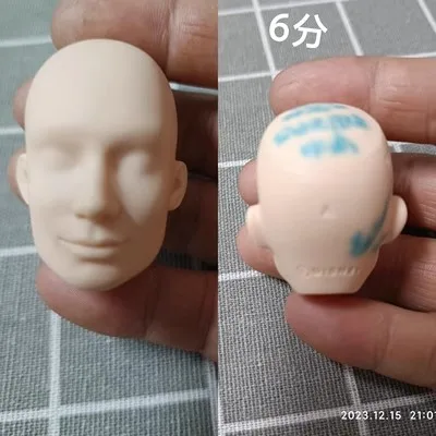 2 new brand nude head without hair Accessorries on sale Original dolls collection drop shipping make up practice dongcheng